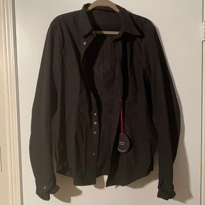 Amazing black long sleeve shirt , NEW !